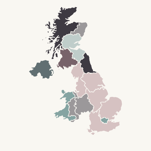 Bivariate choropleth map
